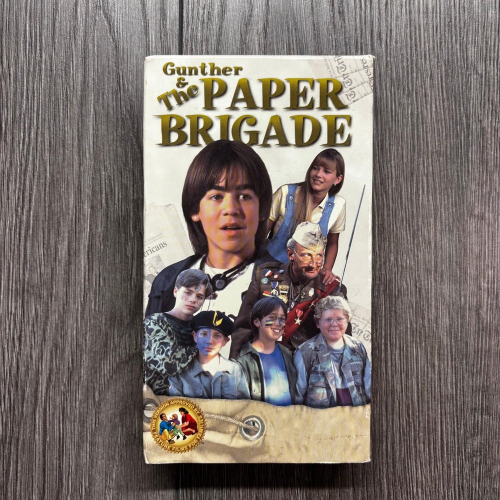 Gunther and the Paper Brigade VHS 1996 Feature Films for Families Kyle Howard